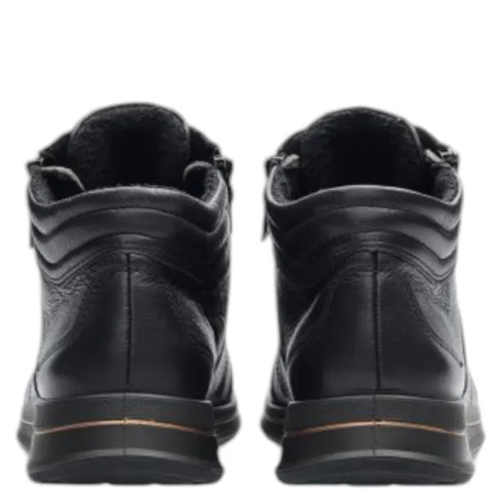 Ara Osaka Enkellaarsjes Zwart Leer