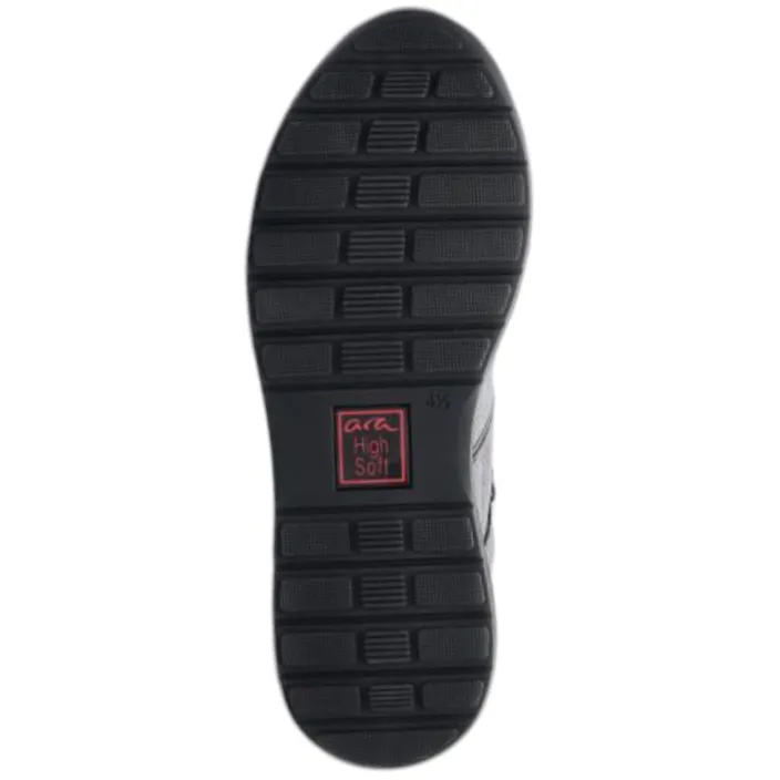 Ara Osaka Enkellaarsjes Zwart Leer