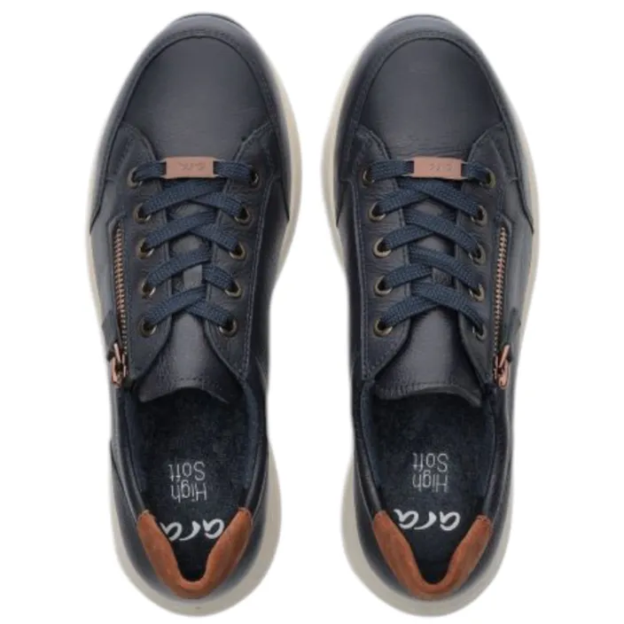 Ara Osaka 2.0 Sneakers Blauw Leer
