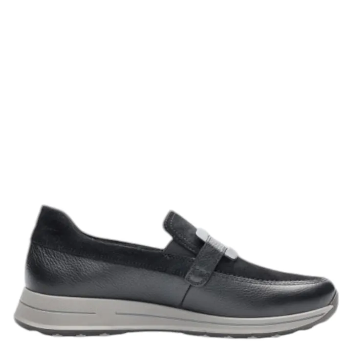 Ara Osaka Mocassins Zwart Leer
