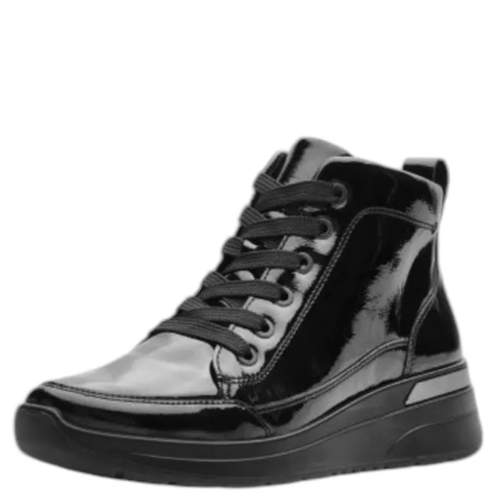 Ara Garda Ankle Boots Black Leather