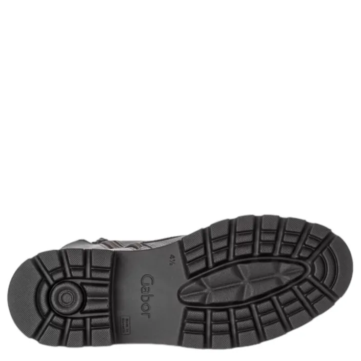 Gabor Comfort Ankle Boots Grey Leather