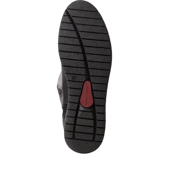 Marco Tozzi Boots Black Leather Textile