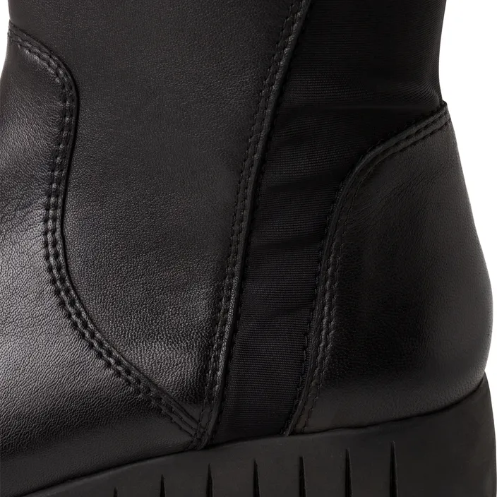 Marco Tozzi Boots Black Leather Textile