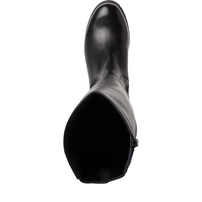 Marco Tozzi Boots Black Leather Textile