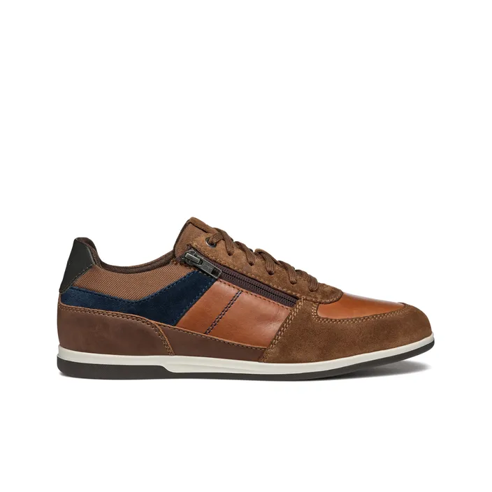 GEOX Renan Sneakers Bruin Leer