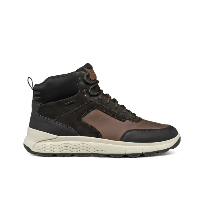 GEOX Spherica Ankle Boots Brown Leather