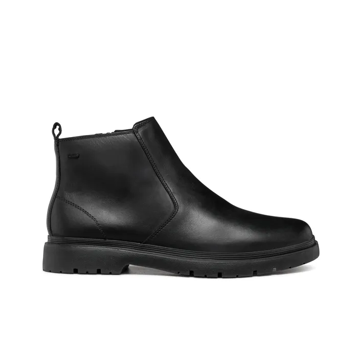 GEOX Spherica Ankle Boots Black Leather