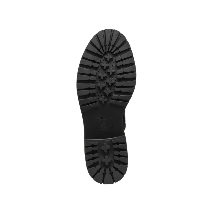 GEOX Iridea Enkellaarsjes Zwart Leer