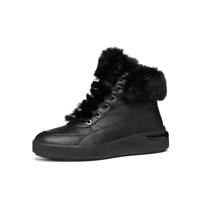 GEOX Dalyla Ankle Boots Black Leather