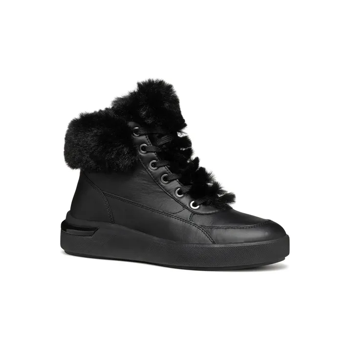 GEOX Dalyla Ankle Boots Black Leather