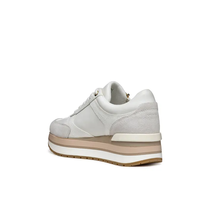 GEOX New Kency Sneakers Blauw Leer