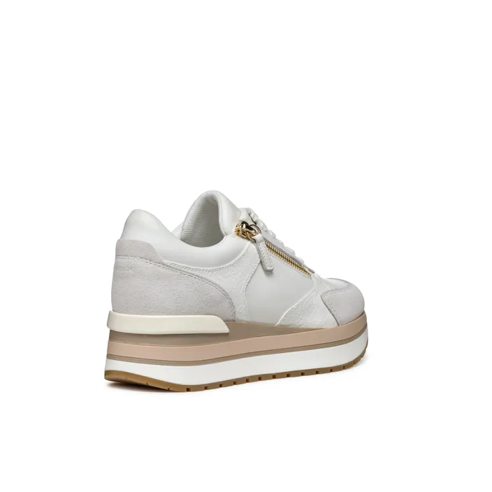 GEOX New Kency Sneakers Blauw Leer