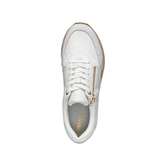 GEOX New Kency Sneakers Blauw Leer