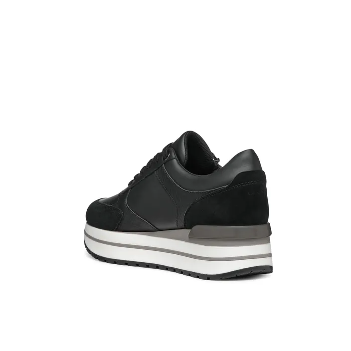 GEOX New Kency Sneakers Noir Cuir