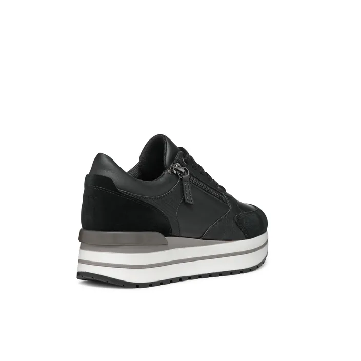 GEOX New Kency Sneakers Noir Cuir