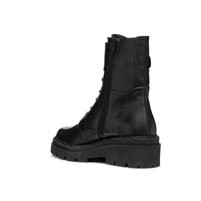 GEOX Felleny B Bottines Cuir Noir