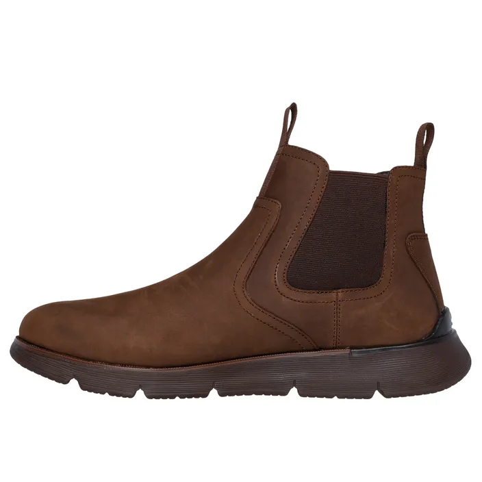 Skechers Enkellaarsjes Bruin Leer