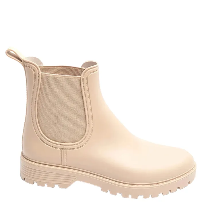 Bottines de pluie Beige