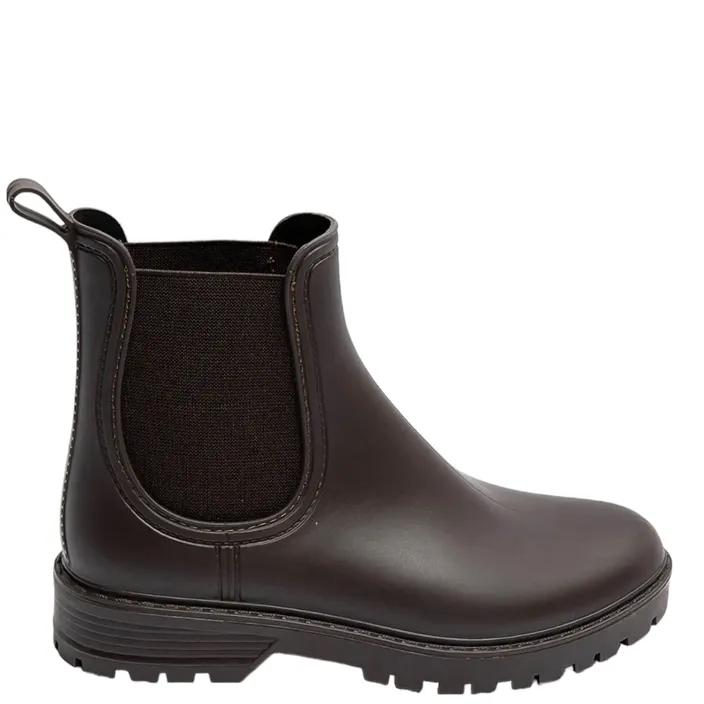 Bottines de Pluie Brun