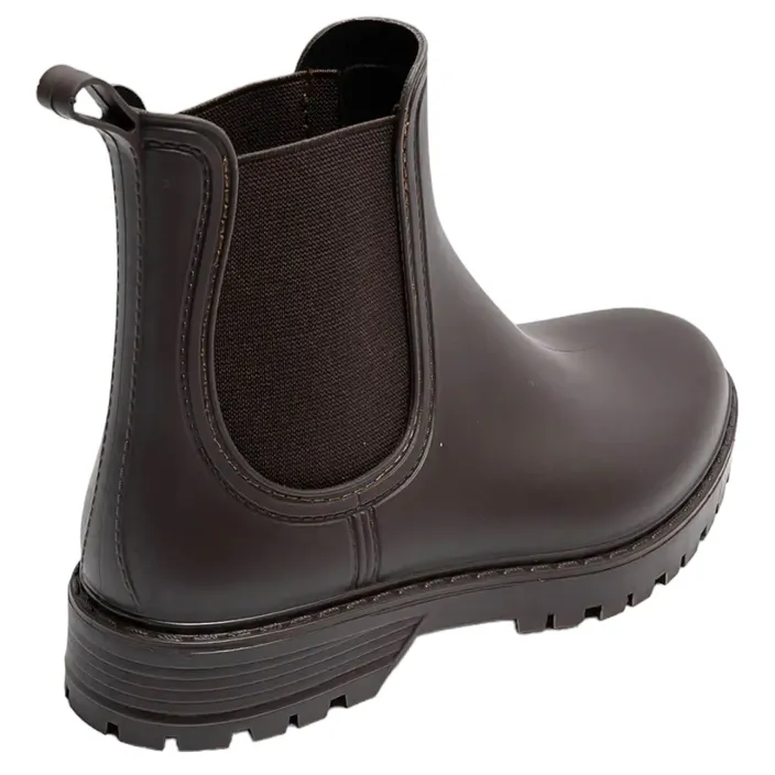 Bottines de Pluie Brun