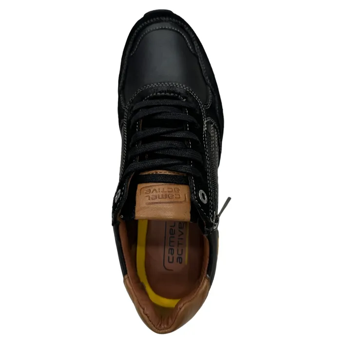 Camel active Sneakers Cuir Noir