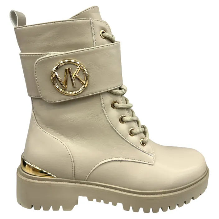 Bottines Beige à Talon