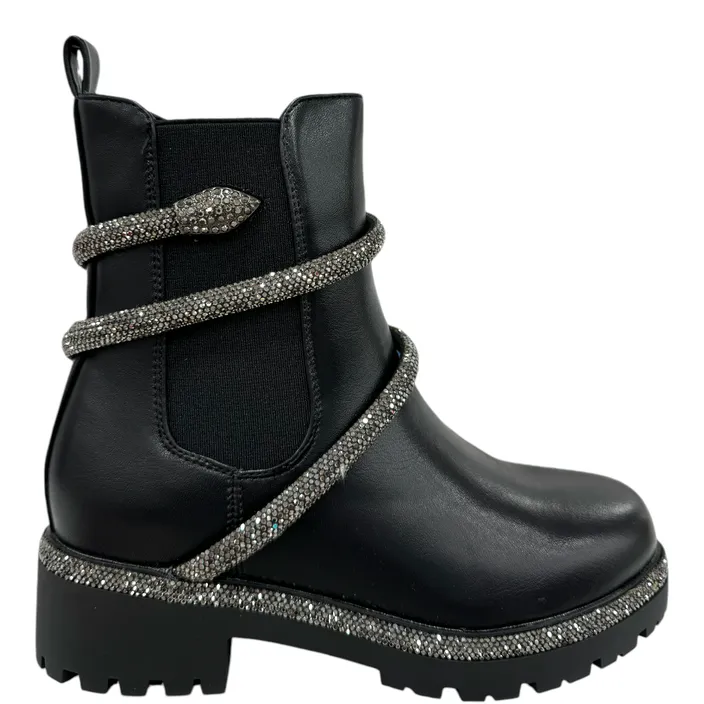 Bottines Noir à Talon