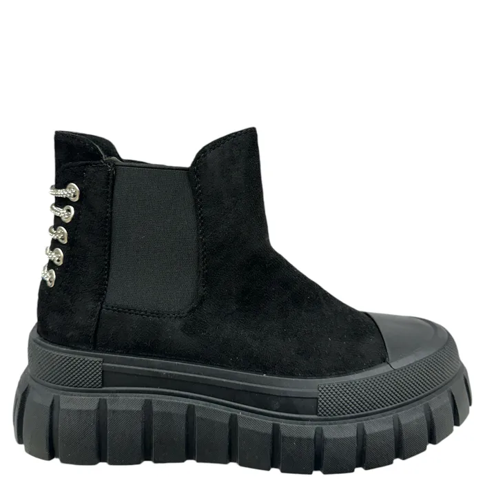Bottines compensées Noir