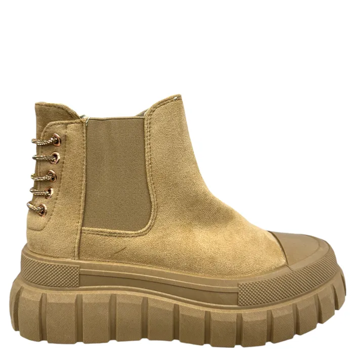 Bottines Taupe à Talon