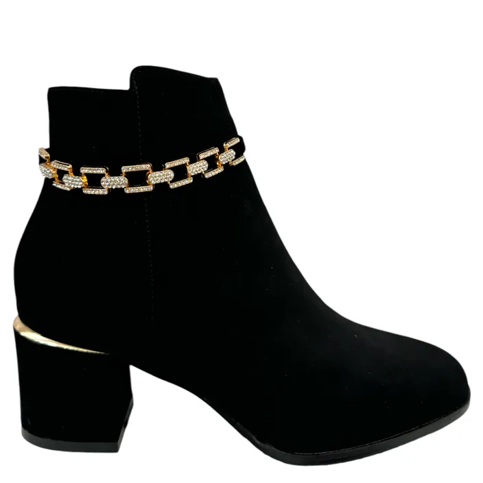 Stiefeletten Schwarz mit Absatz