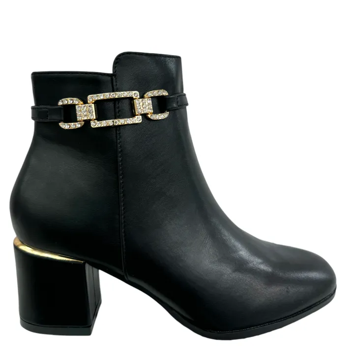 Bottines Noir à Talon