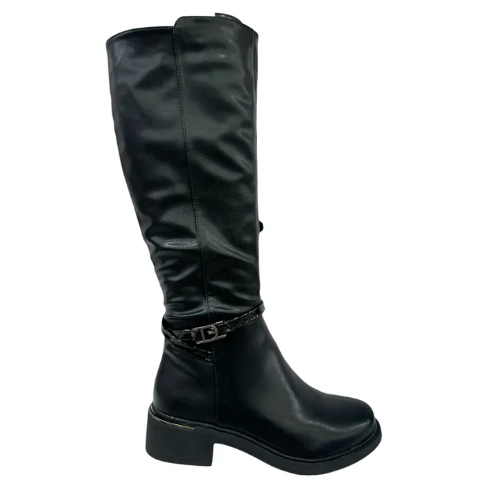 Boots Black with Heel