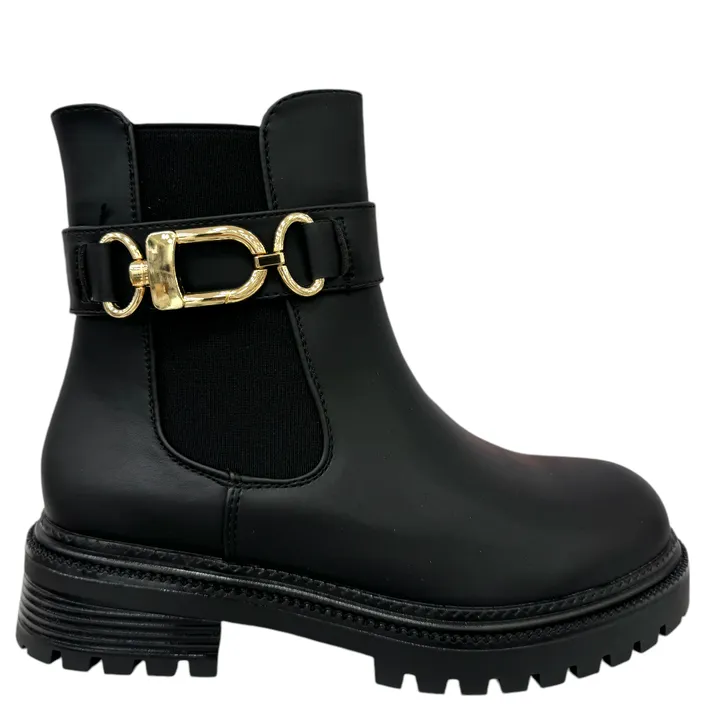 Chelsea Enkellaarsjes Zwart