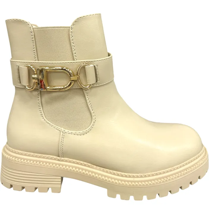 Chelsea Ankle Boots Beige