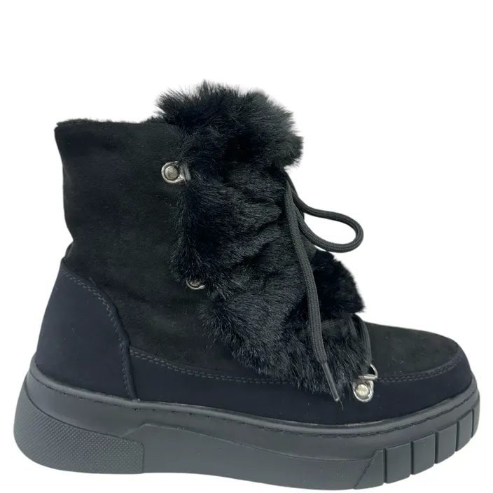 Bottines compensées Noir