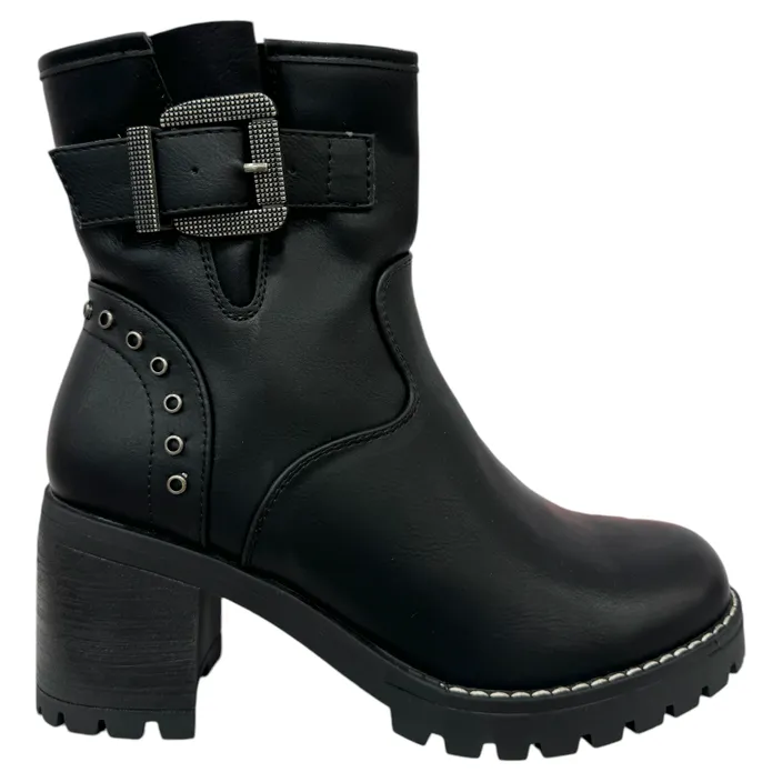 Bottines Noir à Talon