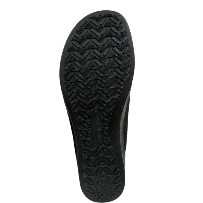 Fly Flot Pantoufles Textile Noir