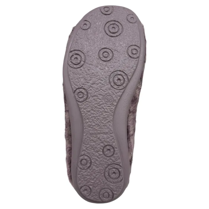 Slipper Mules Mauve Textile