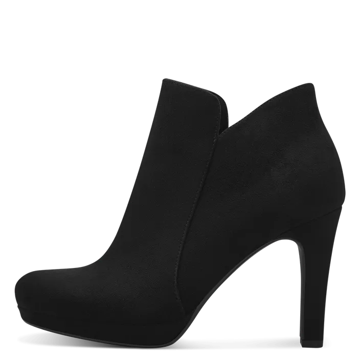 Tamaris Enkellaarsjes Zwart met Hak