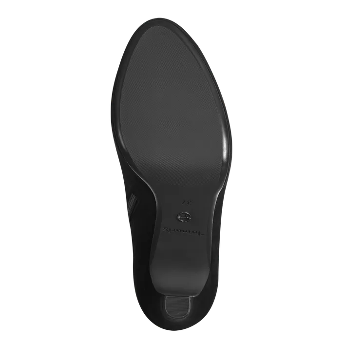 Tamaris Enkellaarsjes Zwart met Hak