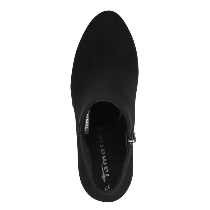 Tamaris Enkellaarsjes Zwart met Hak