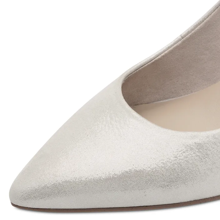 Tamaris Pumps Zilver Leer