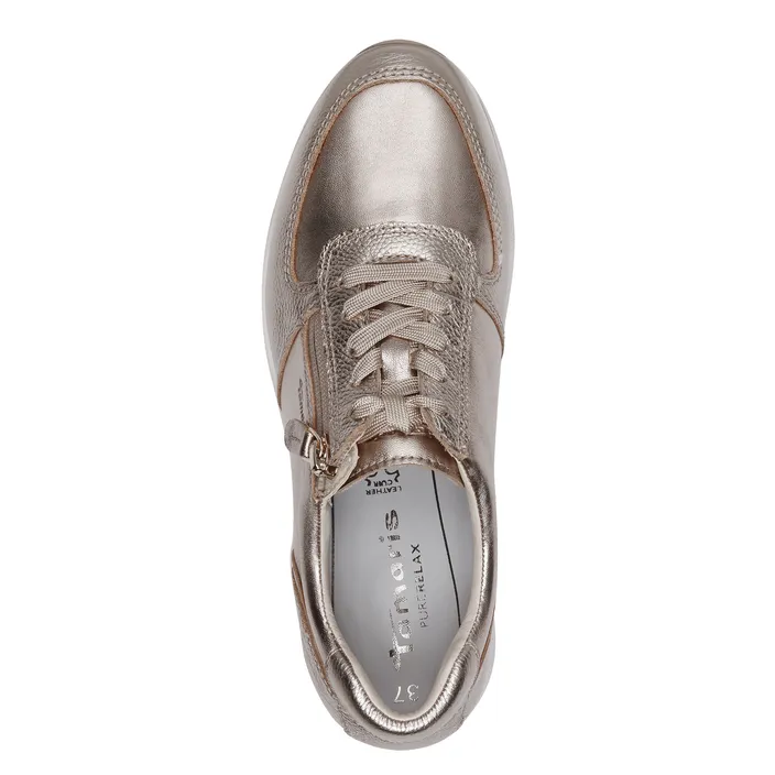 Tamaris PureRelax Sneakers Gold Leather