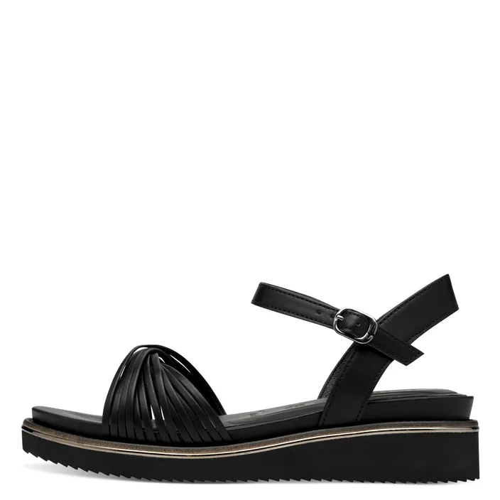 Tamaris Keilsandalen Schwarz