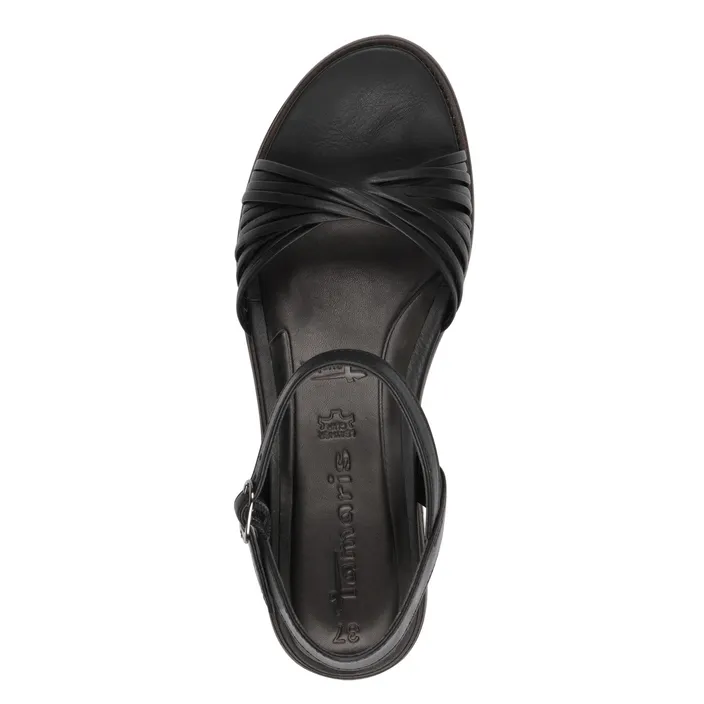 Tamaris Keilsandalen Schwarz