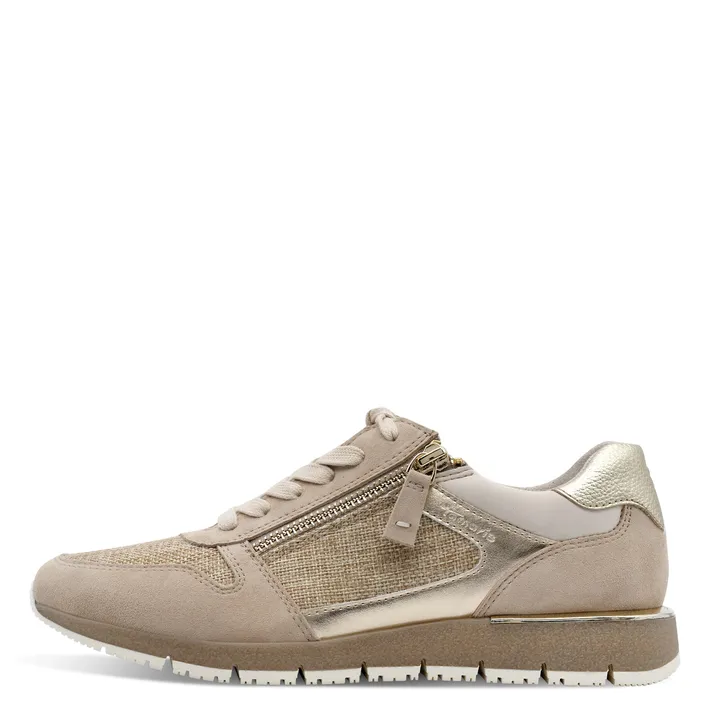 Tamaris PureRelax Sneakers Ivoor Suède