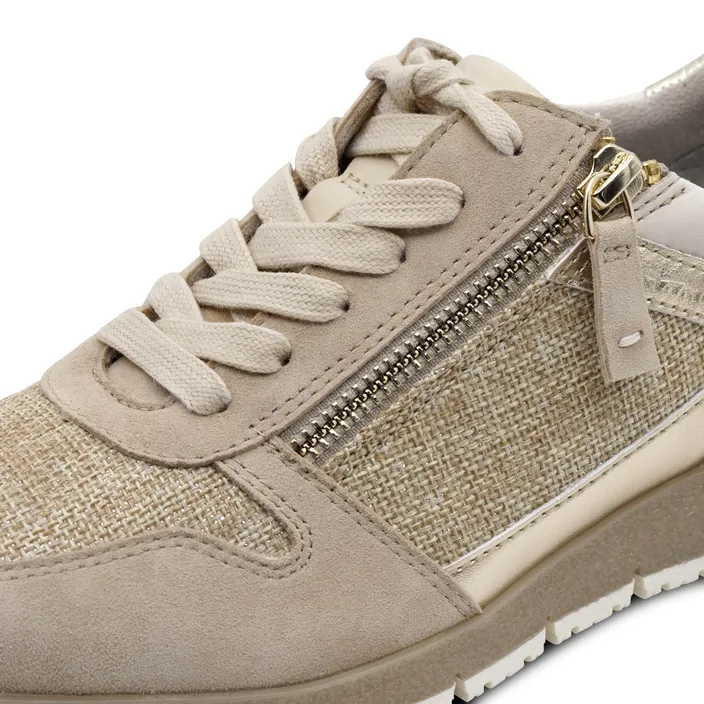 Tamaris PureRelax Sneakers Ivoor Suède