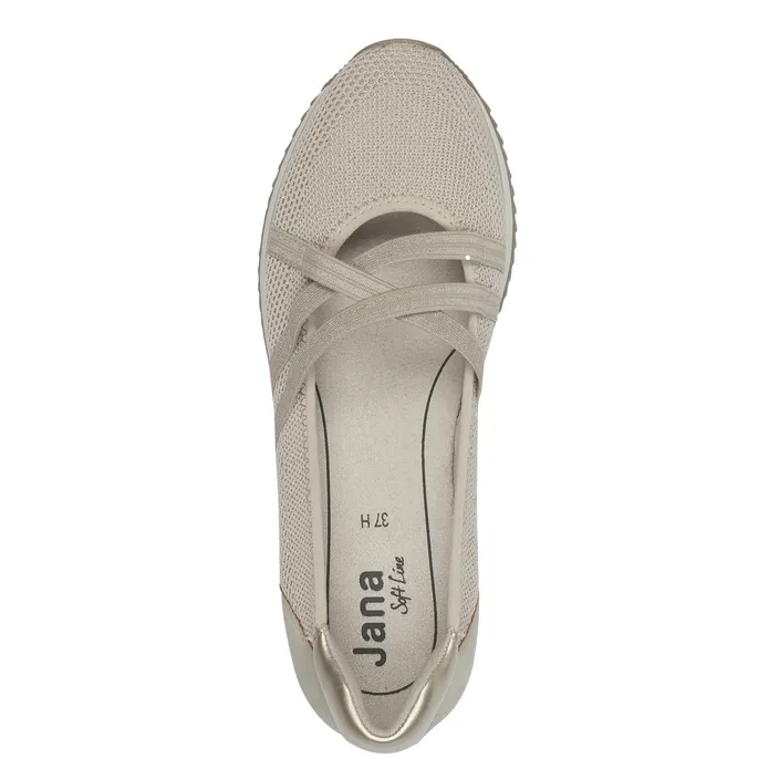 Jana Softline Ballerines Beige