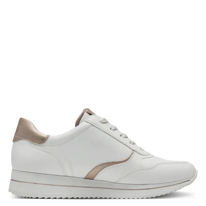 Jana Softline Sneakers White Gold